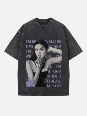 Olivia Rodrigo Print Round Neck Unisex T-shirt