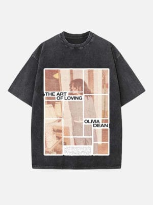 Olivia Dean Print Round Neck Unisex T-shirt - Image 2