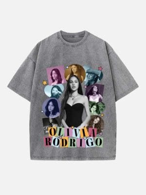 Olivia Rodrigo Print Round Neck Unisex T-shirt - Image 2