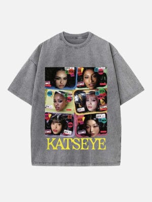 KATSEYE Print Round Neck T-shirt