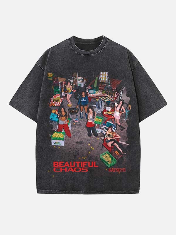 1_tjc2Vm_c7d60256-ea37-4f2f-8da5-f54c2425cae0 KATSEYE Print Round Neck T-shirt - Image 1