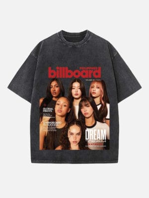 KATSEYE Print Round Neck T-shirt - Image 2