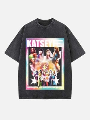 KATSEYE Print Round Neck T-shirt - Image 3