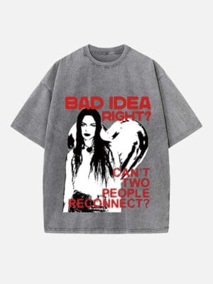 Olivia Rodrigo Print Round Neck Unisex T-shirt - Image 2