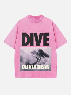 Olivia Dean Print Round Neck Unisex T-shirt - Image 2