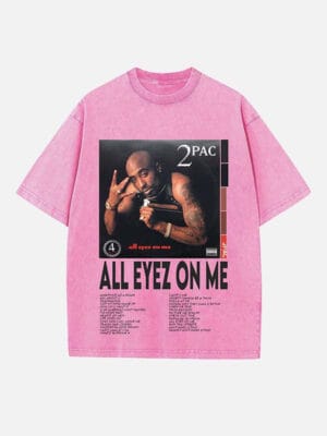 2Pac Print Round Neck Unisex T-shirt - Image 3