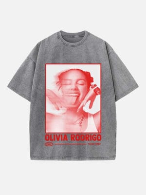 Olivia Rodrigo Print Round Neck Unisex T-shirt
