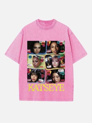 KATSEYE Print Round Neck T-shirt - Image 3
