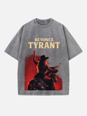 Beyoncé Print Round Neck T-shirt - Image 2