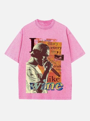 Frank Ocean Print Round Neck T-shirt - Image 3