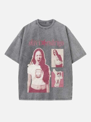 Olivia Rodrigo Print Round Neck Unisex T-shirt - Image 2