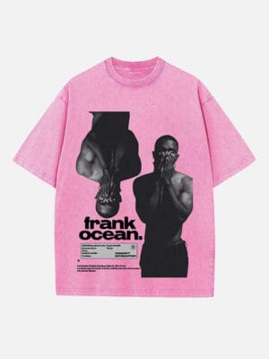 Frank Ocean Print Round Neck T-shirt