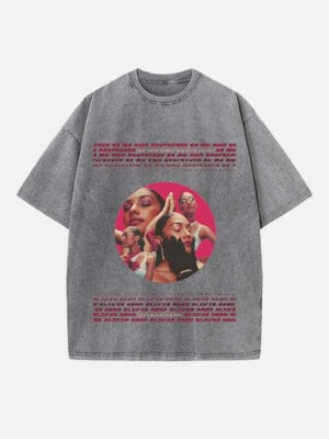 Olivia Dean Print Round Neck Unisex T-shirt - Image 3