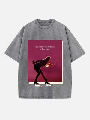 Taylor Swift Print Round Neck T-shirt - Image 3