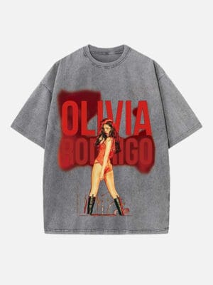 Olivia Rodrigo Print Round Neck Unisex T-shirt