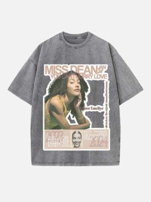 Olivia Dean Print Round Neck Unisex T-shirt