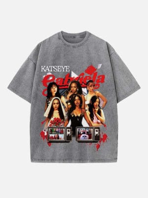 KATSEYE Print Round Neck T-shirt - Image 2