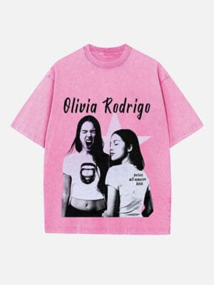 Olivia Rodrigo Print Round Neck Unisex T-shirt - Image 2