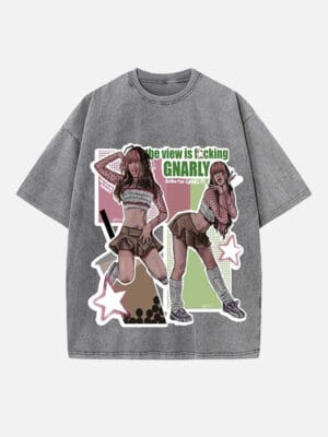 KATSEYE Print Round Neck T-shirt - Image 3