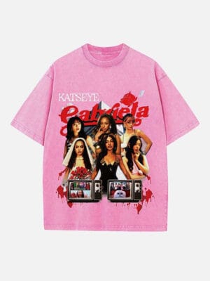 KATSEYE Print Round Neck T-shirt - Image 3