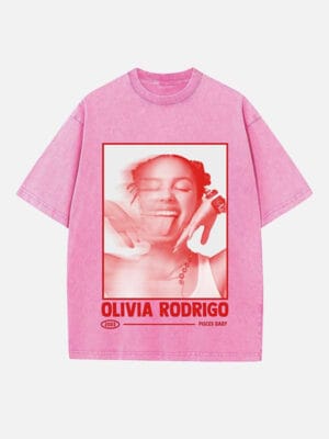 Olivia Rodrigo Print Round Neck Unisex T-shirt - Image 3
