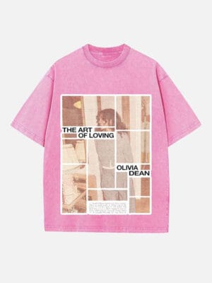 Olivia Dean Print Round Neck Unisex T-shirt