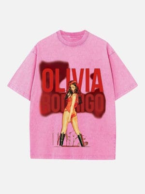 Olivia Rodrigo Print Round Neck Unisex T-shirt - Image 3