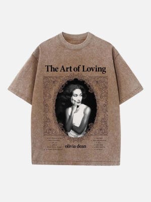 Olivia Dean Print Round Neck Unisex T-shirt - Image 3