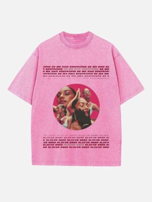 Olivia Dean Print Round Neck Unisex T-shirt - Image 4