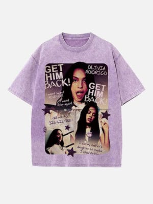 Olivia Rodrigo Print Round Neck Unisex T-shirt - Image 3