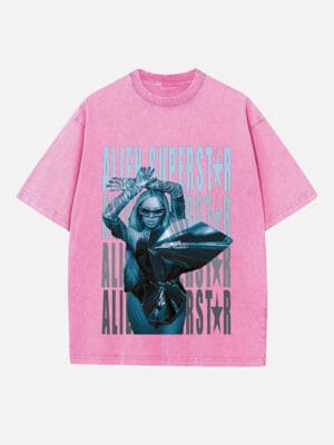 Beyoncé Print Round Neck T-shirt - Image 4