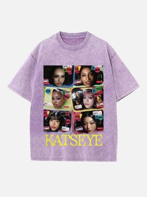 KATSEYE Print Round Neck T-shirt - Image 4