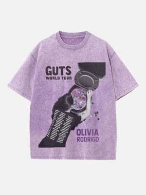 Olivia Rodrigo Print Round Neck Unisex T-shirt - Image 2