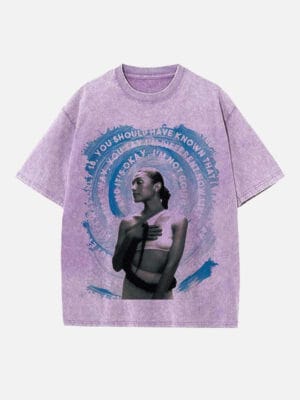 Olivia Dean Print Round Neck Unisex T-shirt - Image 3