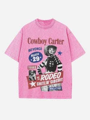 Beyoncé Print Round Neck T-shirt - Image 2