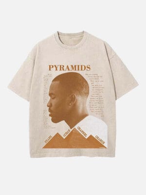 Frank Ocean Print Round Neck T-shirt - Image 3
