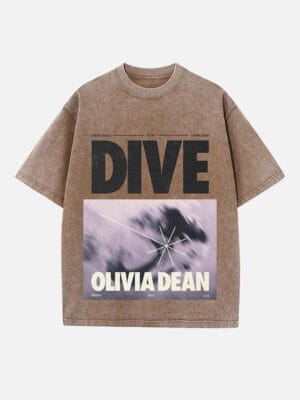 Olivia Dean Print Round Neck Unisex T-shirt - Image 3