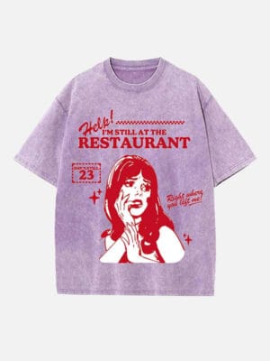 Taylor Swift Print Round Neck T-shirt - Image 4