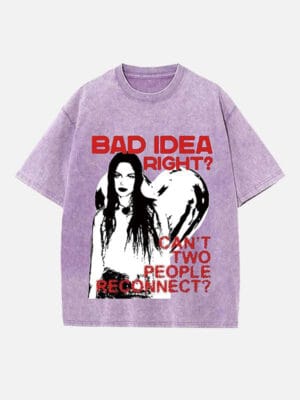 Olivia Rodrigo Print Round Neck Unisex T-shirt - Image 4