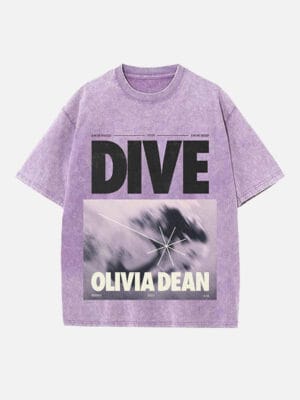 Olivia Dean Print Round Neck Unisex T-shirt - Image 4