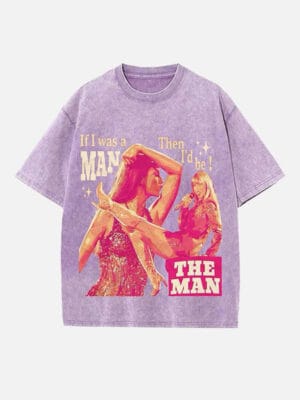 Taylor Swift Print Round Neck T-shirt - Image 4