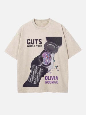 Olivia Rodrigo Print Round Neck Unisex T-shirt