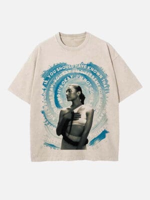 Olivia Dean Print Round Neck Unisex T-shirt - Image 4