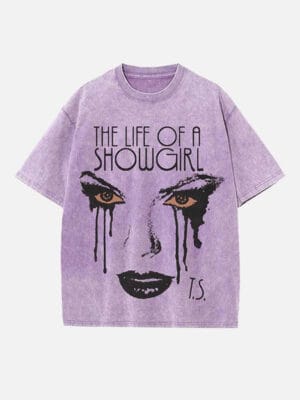 Taylor Swift Print Round Neck T-shirt - Image 3
