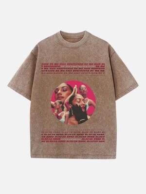 Olivia Dean Print Round Neck Unisex T-shirt - Image 5