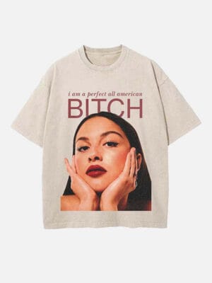 Olivia Rodrigo Print Round Neck Unisex T-shirt - Image 4