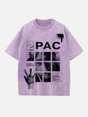 2Pac Print Round Neck Unisex T-shirt - Image 4