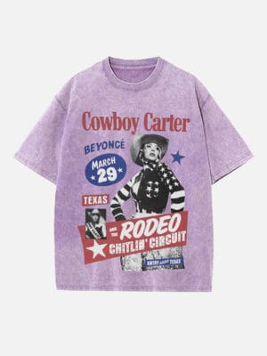 Beyoncé Print Round Neck T-shirt - Image 5