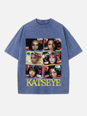 KATSEYE Print Round Neck T-shirt - Image 2