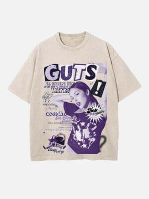 Olivia Rodrigo Print Round Neck Unisex T-shirt - Image 4